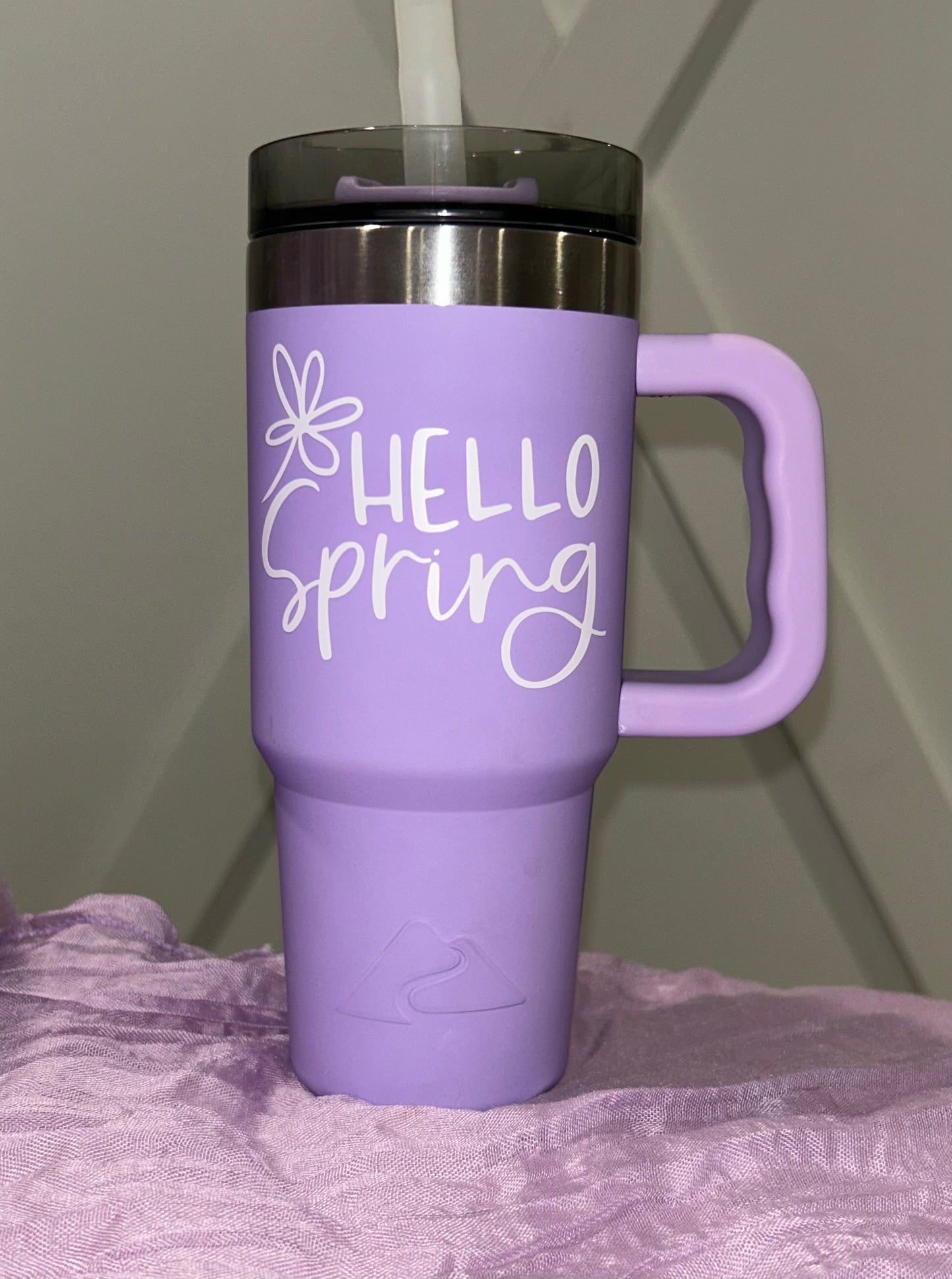 Hello Spring Tumbler – 18oz Stainless Steel Insulated Cup